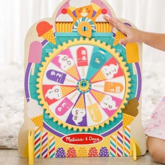 Melissa & Doug Fun at the Fair! Wooden Double-Sided Roulette & Plinko Games NIB - Picture 6 of 8